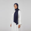 Jersey Hijab Navy