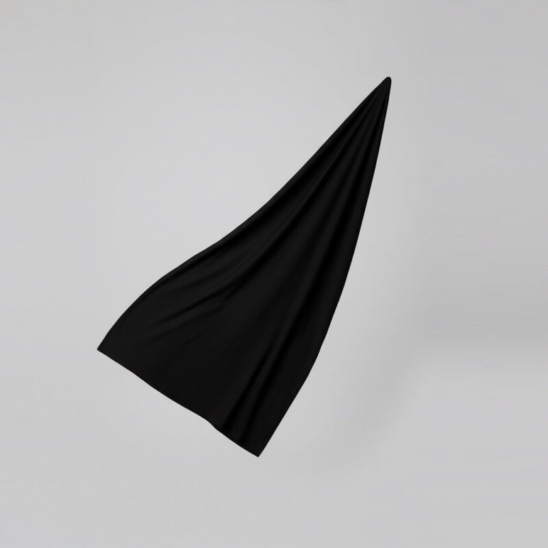 Jersey Hijab Schwarz