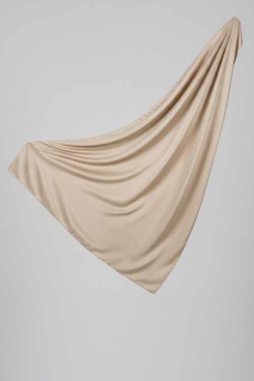 Satin Hijab - Barely Beige