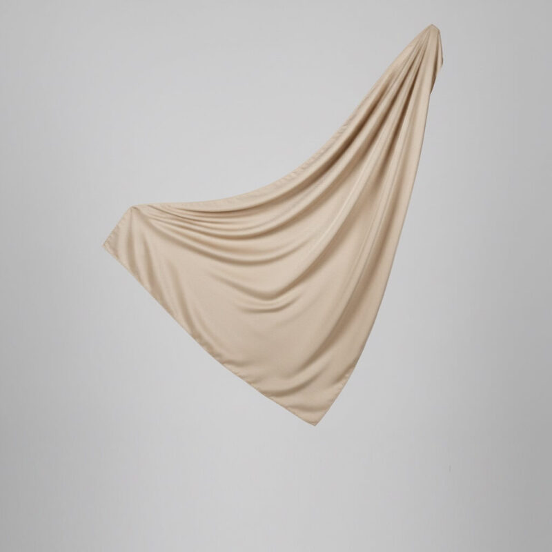 Satin Hijab - Barely Beige