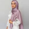 Satin Hijab Dusty Mauve