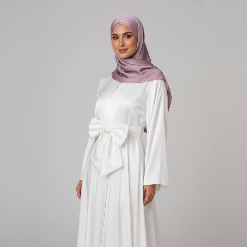 Satin Hijab Dusty Mauve