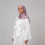 Satin Hijab Dusty Mauve
