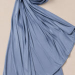 Satin Jersey Hijab Denim Blue online kaufen