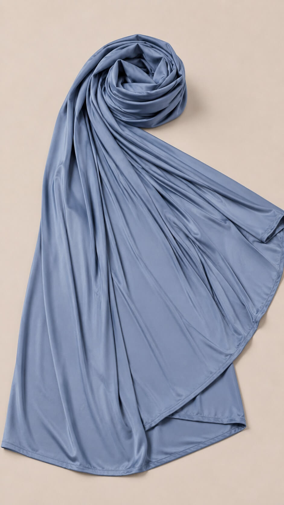 Satin Jersey Hijab Denim Blue online kaufen