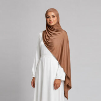 Satin Jersey Hijab Desert