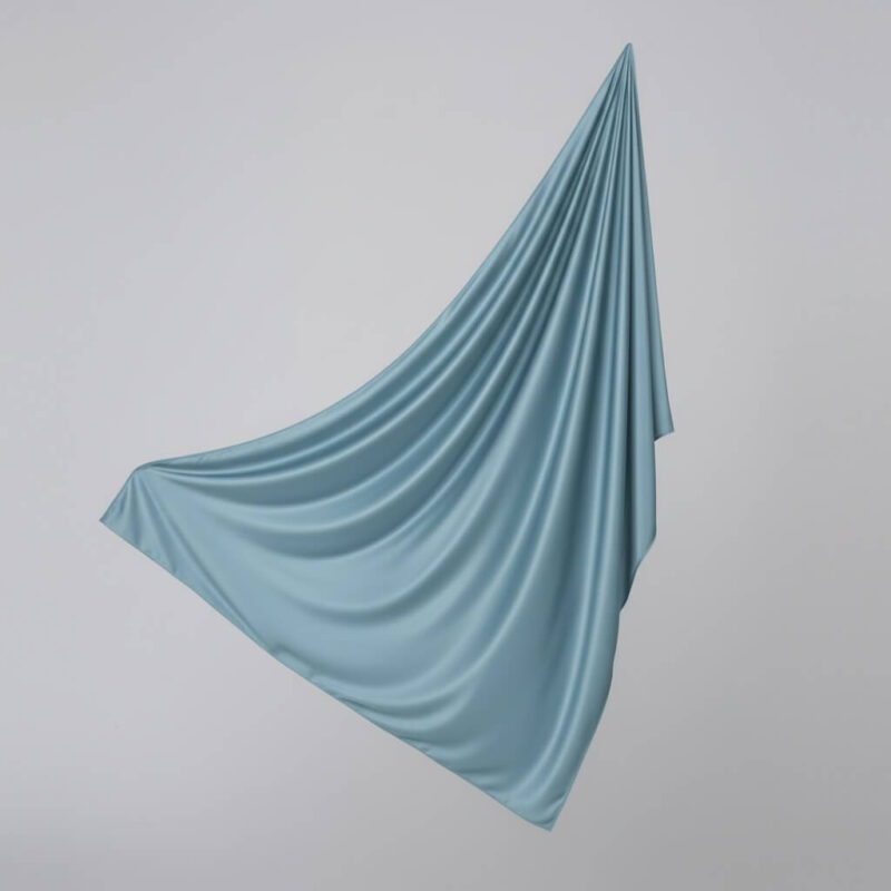 Satin Jersey Hijab Dusty Blue
