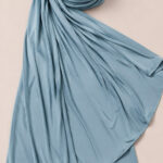 Satin Jersey Hijab Dusty Blue kaufen