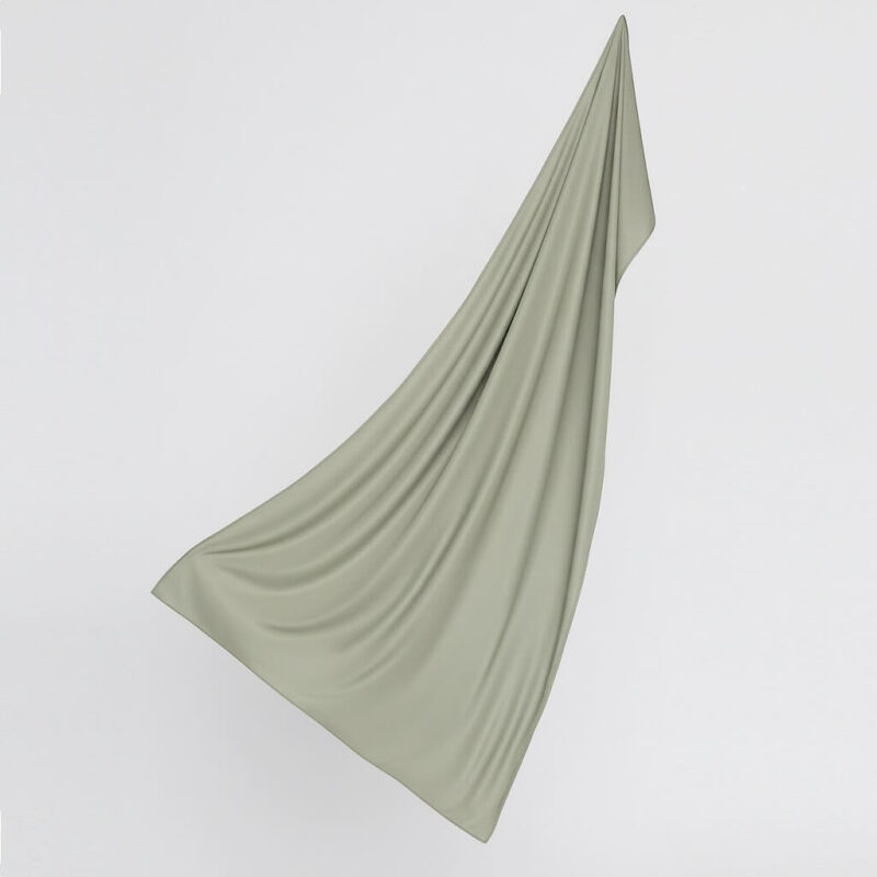 Satin Jersey Hijab Salbeigrün