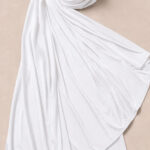 Satin Jersey Hijab - Snow White Satin Jersey Hijab Weiß kaufen
