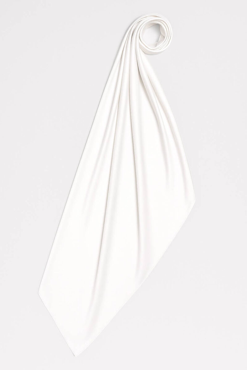 Satin Jersey Hijab White