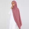 chiffon hijab mauve