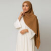 chiffon hijab mocca