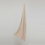 Jersey Line Hijab Cream