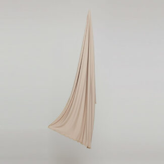 Jersey Line Hijab Cream