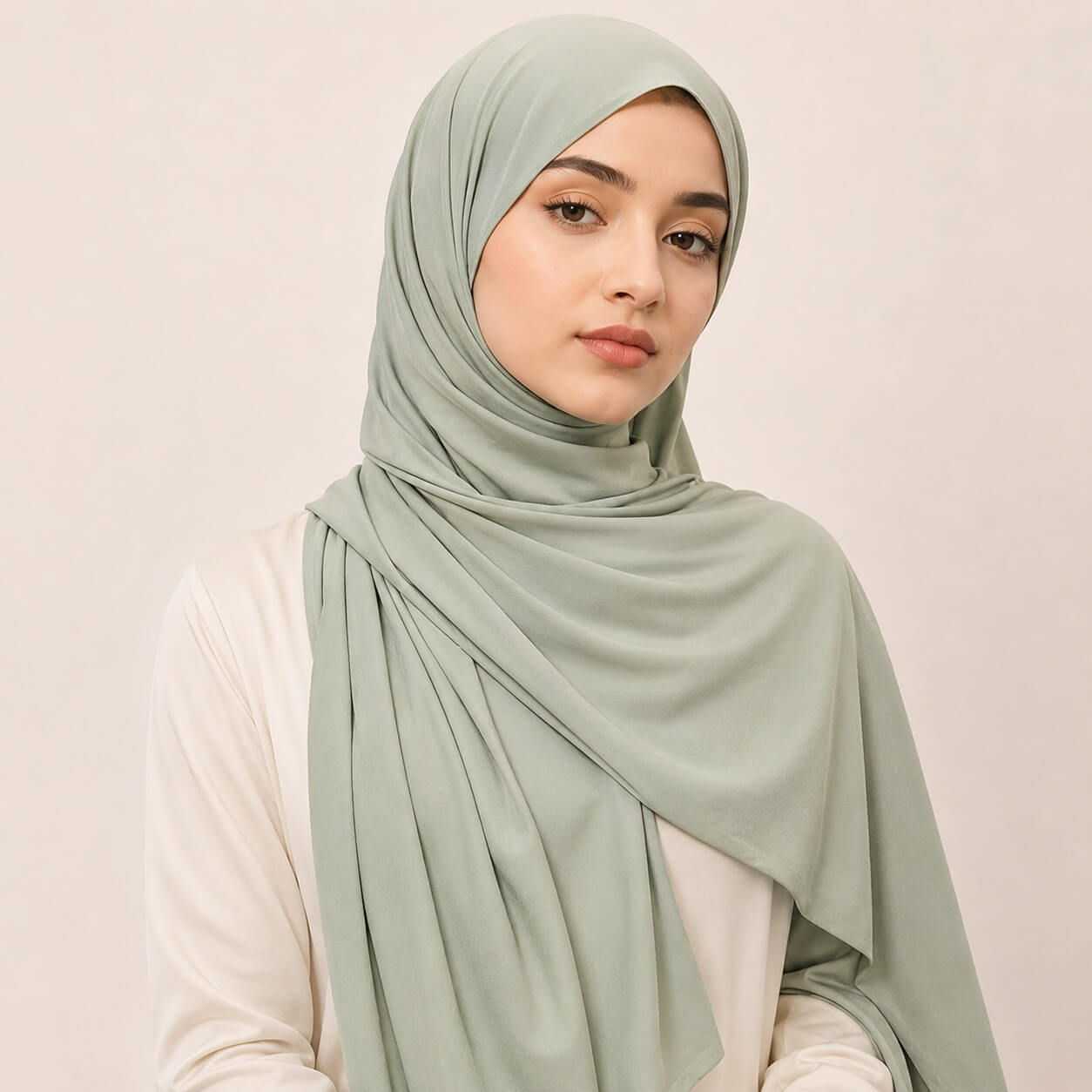 Liquid Jersey Hijab Olive online kaufen Liquid Jersey Hijab in Olive – erdiger Herbstlook