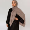 Liquid Jersey Hijab Taupe