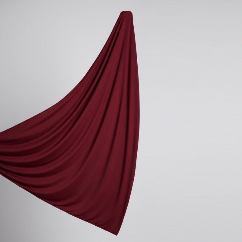 Jersey Hijab Burgunder