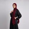 Jersey Hijab Burgunder