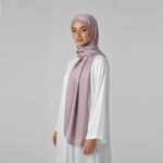 Satin Hijab Lotus
