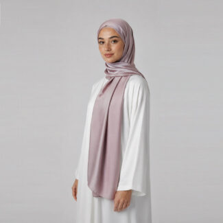 Satin Hijab Lotus