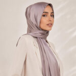 Satin Hijab Lotus