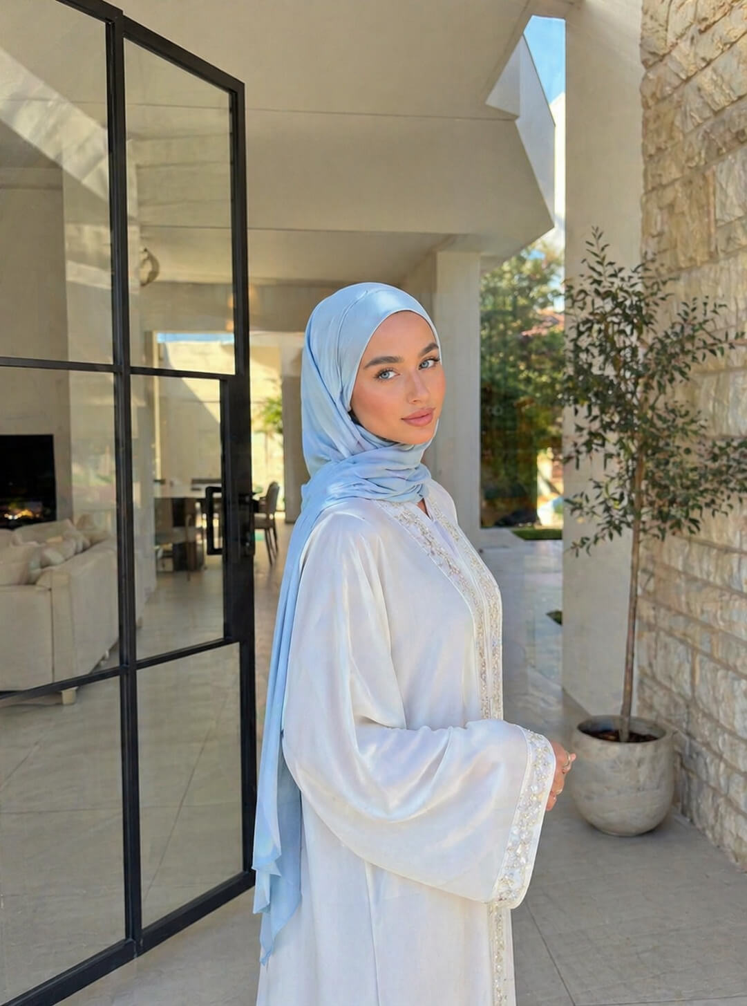 Hijab Blau