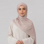 Liquid Jersey Hijab - Rosé