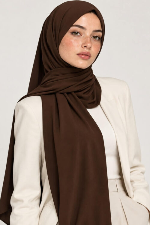 Start Liquid Jersey Hijab Braun