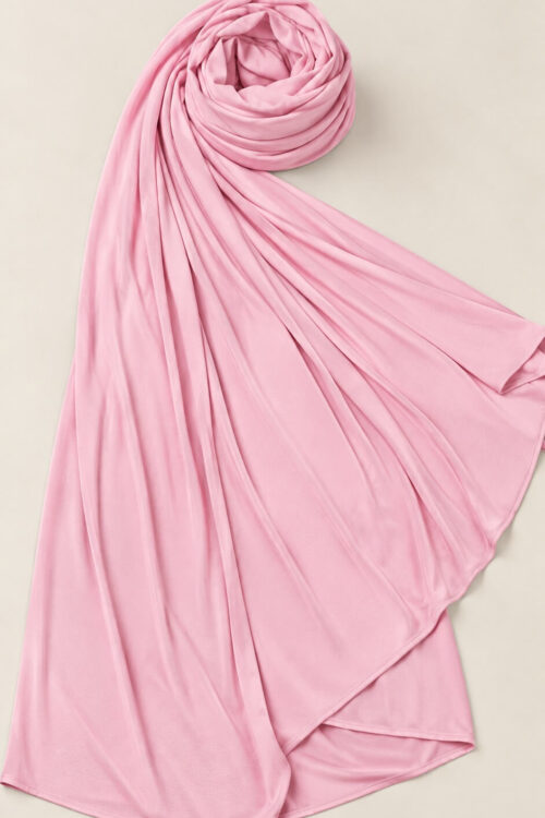 Start Liquid Jersey Hijab Rosa nahaufnahme