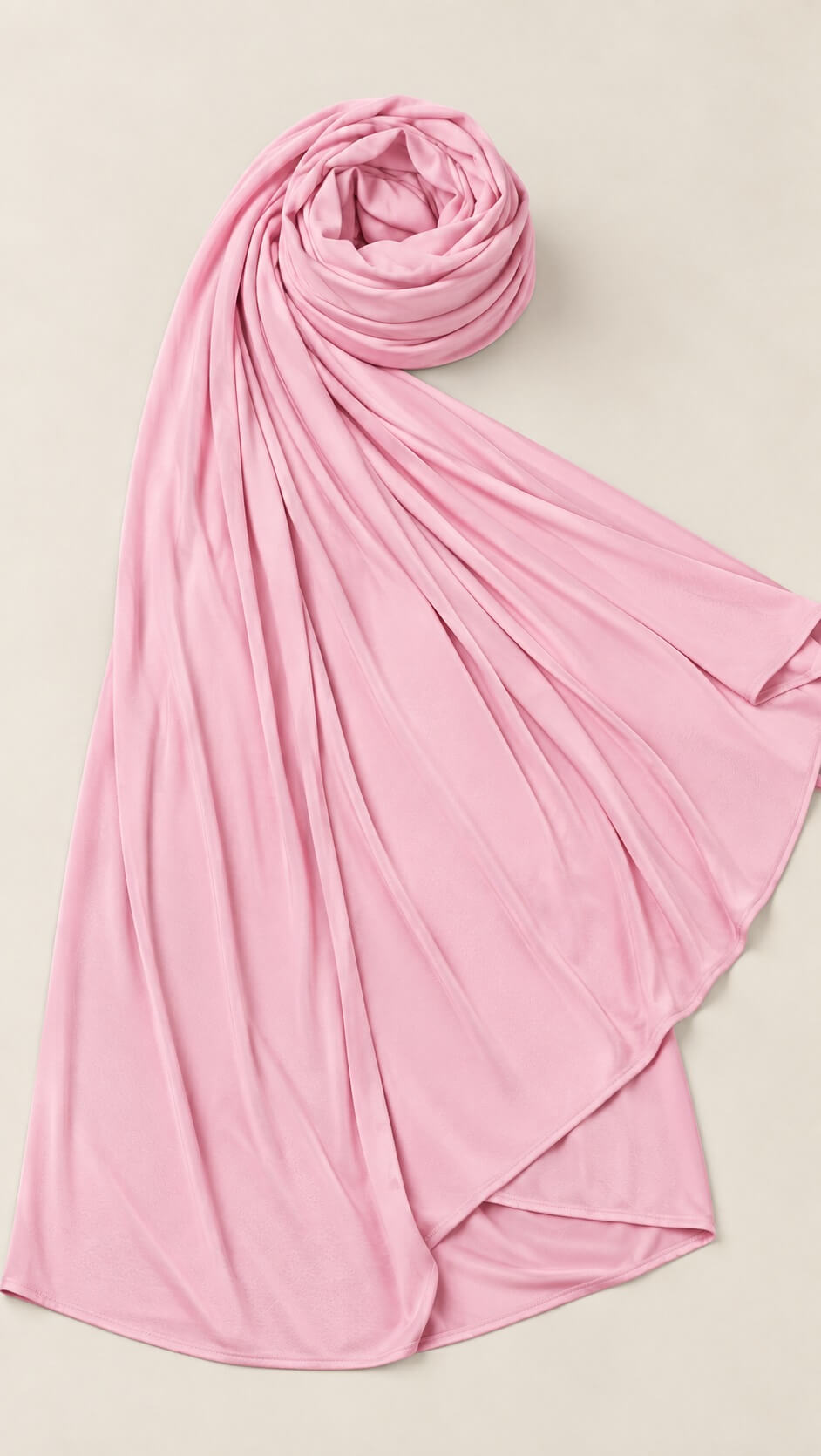 Liquid Jersey Hijab Rosa nahaufnahme